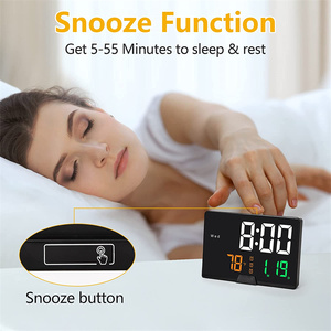 Đồng Hồ Kỹ Thuật Số Để Bàn Hiển Thị Sắc Nét Hai Màu 6.0 Inch Cho Tầm Nhìn Thấp - Product Image 4