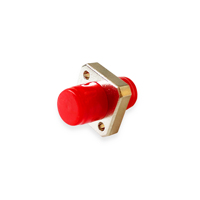 Adaptateur fibre optique prix usine SC LC FC ST APC UPC Duplex Simplex avec bride
