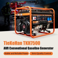 Générateur électrique portable à essence TKH7500 5-5,5 kW, 4 temps, refroidi par air, technologie brevetée, pour usage domestique de secours