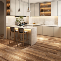 Carrelage en porcelaine antidérapant mat à effet bois 200x1200 mm, carrelage de sol durable et antidérapant pour salon, salle à manger, chambre à coucher