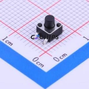 TSA453G50-250 Tactile Switch SMD-4P,4.5x4.5mm Switch Single Pole Single Throw Round Button 2.5N Vertical Mount - Product Image 1