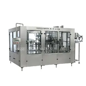 automatic liquid bottle filling and capping machine for pet or glass bottles