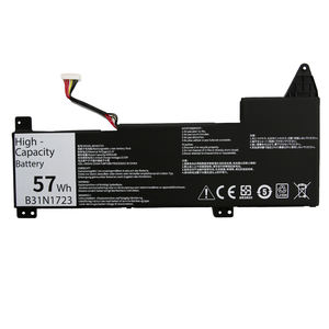 B31N1723 57Wh 11.4V Replacement Laptop <b>Battery</b> Pack for ASUS YX570Z YX570D ZD X570UD K570ZD-<b>Rechargeable</b> Lithium Ion <b>Battery</b> - Product Image 1