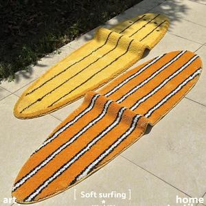 <span class=keywords><strong>Tappeto</strong></span> Innovativo in Velluto a Forma di Tavola da Surf, <span class=keywords><strong>Tappeto</strong></span> Assorbente per <span class=keywords><strong>Bambini</strong></span>, <span class=keywords><strong>Tappeto</strong></span> Tufted per Bagno, <span class=keywords><strong>Camera</strong></span> da Letto, Soggiorno - Product Image 1