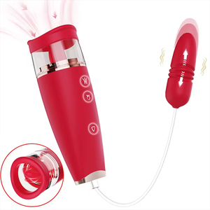 Potente Vibrador de Lengua con Vibración y Succión para el Punto G, Estimulador de Clítoris y Sexo Oral, Juguete Sexual OEM ODM en Caja para Mujeres - Product Image 1
