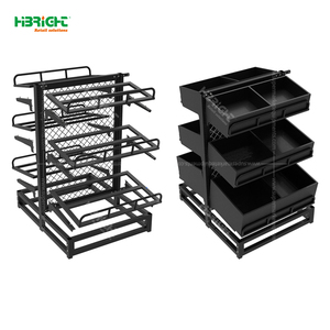 Highbright Multi-Tier <b>Wire</b> <b>Basket</b> Produce Display Rack for Supermarket - Product Image 2