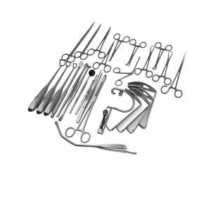 Kit de Instrumentos Quirúrgicos Manuales de Acero Inoxidable de Grado Quirúrgico, Pinzas para Sujetar Huesos, Curetas, Clase I, 1 Año de Garantía - Product Image 2