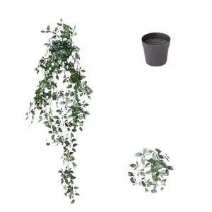 Planta Artificial Colgante, Enredadera Verde en Maceta, Decoración Interior y Exterior, Plástico, Estilo Datura de 9 Ramas, Decoración de Pared - Product Image 5