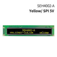Modul Tampilan Dot Matrix Karakter WINSTAR OLED WEH004002A, 5V, Antarmuka Serial SPI/6800, Layar Asli