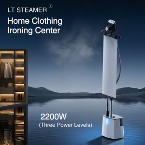 Vaporizador <span class=keywords><strong>de</strong></span> Ropa X6 <span class=keywords><strong>de</strong></span> 2200W con Vapor <span class=keywords><strong>de</strong></span> Alta Potencia, 3 Niveles <span class=keywords><strong>de</strong></span> Potencia, Percha Plegable Ajustable y Movilidad Fluida para Planchar Ropa - Product Image 1