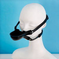 BDSM Cage de chasteté masculine avec entonnoir buccal pour urinoir, pour l'entrée d'eau et d'urine, avec plug, pour couples, pour le plaisir buccal et l'irrigation, Femdom, Esclave, avec fonction de gouttement