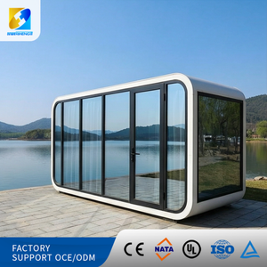 Casa Contenedor Prefabricada de Acero con Forma de Manzana, con Dormitorio y Sala de Estar, para Campamentos Turísticos y Resorts Ecológicos - Product Image 4