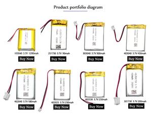 Batería recargable de polímero de litio CLY 553452 3,7 V 900mAh - Product Image 4