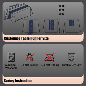 Décorations <span class=keywords><strong>de</strong></span> <span class=keywords><strong>table</strong></span> d'automne, Thanksgiving, mariage, fête prénatale, fête <span class=keywords><strong>de</strong></span> mariage, <span class=keywords><strong>chemin</strong></span> <span class=keywords><strong>de</strong></span> <span class=keywords><strong>table</strong></span> en <span class=keywords><strong>gaze</strong></span> et en tissu <span class=keywords><strong>de</strong></span> <span class=keywords><strong>coton</strong></span> - Product Image 3