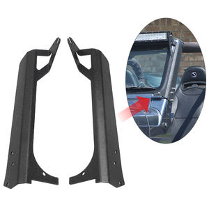 Supports de pare-vent led en métal professionnel 4WD, <span class=keywords><strong>accessoires</strong></span> <span class=keywords><strong>jeep</strong></span> <span class=keywords><strong>wrangler</strong></span> <span class=keywords><strong>tj</strong></span>, vente en gros - Product Image 1