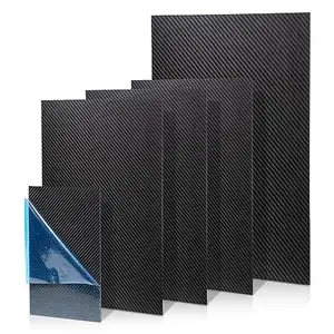 Source Factory 100% 3k Full T300 Carbon Fiber Plate Sheet Composite Customize size