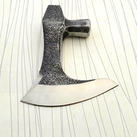 Tête de hache MDM AXE HEAD, forgée à la main, style Ragnar spécial, pour usage forestier, manche en acier, acier à haute teneur en carbone, dureté 58-60.