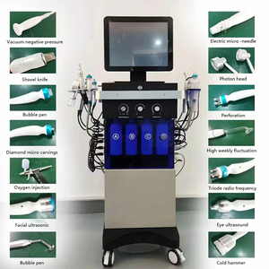 เครื่องสำอางสำหรับใช้กับเครื่องผลัดเซลล์ผิวหน้า 14 in 1 Peel Dermabrasion Facial Beauty Machine Hydro Hydrodermabrasion Cleaning Facials - Product Image 3