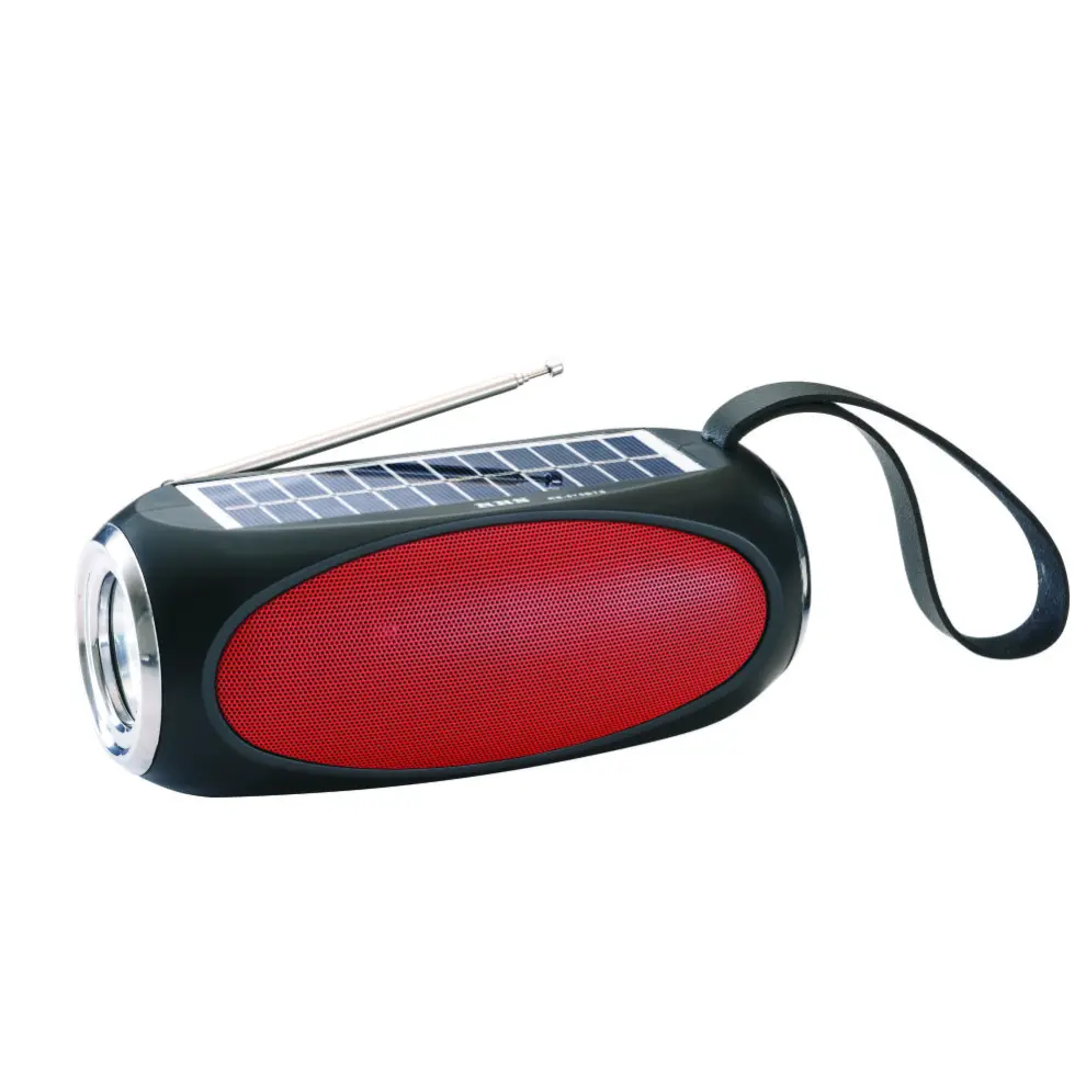 Herstellung heißer Verkauf Mini-Lautsprecher für Musik lautsprecher mit Taschenlampe Solar panel geboren