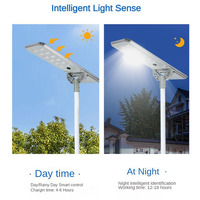 Nuevos Productos Hairolux, Farola Solar LED Integrada de 30W 40W 50W 60W 80W para Exteriores, Impermeable IP65