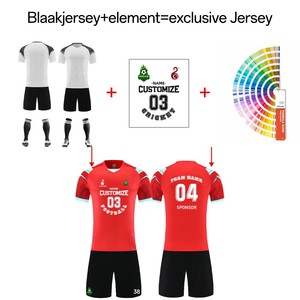 Seragam Sepak Bola Pria Dewasa Berkualitas Tinggi dengan Cetak Transfer Panas, Desain Bebas - Product Image 3