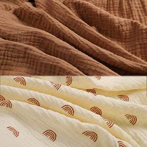 Custom Knitted 100% Cotton Muslin Newborn <strong>Cot</strong> Fitted Sheets Kids' <strong>Bedding</strong> Baby Crib Sheet - Product Image 6