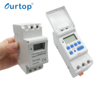 Interruptor de Tiempo Digital Programable de Día y Semana para Riel DIN, 220 V CA, 24-240 V, Relé Temporizador