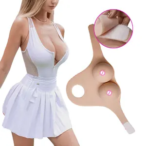 New loại thực tế Silicone hình thức vú giả lớn tits Shapewear cho crossdresser ladyboy sissy chuyển đổi giới tính Cosplay cậu bé để cô gái