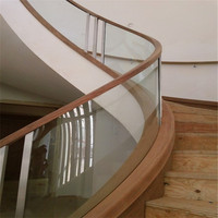 Escalier Courbé de Luxe avec Éclairage LED, Rampe en Métal Aluminium, Installation DIY, Utilisation Intérieure pour Hôtels, Design Moderne, Sûr et Durable