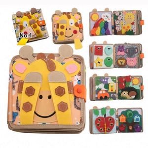 Libro Sensorial Montessori de Fieltro con Animales, el Más Vendido en Stock, Libro de Actividades de Tela Suave para Niños Pequeños, Tablero de Actividades de Fieltro para Desarrollo de Habilidades Básicas - Product Image 2