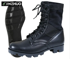 Botas Tácticas Ergonómicas Transpirables Negras Estilo <span class=keywords><strong>Jungla</strong></span>, Personalizadas con Logotipo y Soporte OEM - Product Image 1