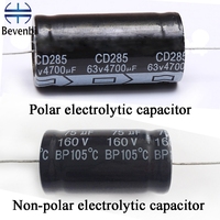 Condensateurs électrolytiques axiaux en aluminium Bevenbi Audio 47uf 68uf 120uf 150uf 250V 100V bipolaires, différentes capacités pour l'audio