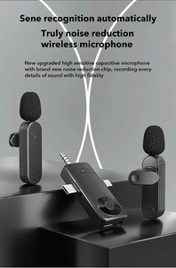 Nhà Máy Bán Buôn Di Động Không Dây Stereo Lavalier Microphone Phỏng Vấn Trực Tiếp Ngoài Trời Mini Tiếng Ồn Hủy Bỏ Ve Áo Mini <span class=keywords><strong>Mic</strong></span> - Product Image 4