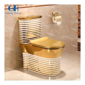 Sedile del Water d'oro oro sedile del Water King ceramico placcatura WC oro rotondo Water Water WC