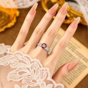 9 High Quality 8mm Round Cut Natural <b>Stone</b> <b>Rings</b> Adjustable 925 Sterling <b>Silver</b> Colorful Gemstone Jewelry Wholesale For Women - Product Image 4