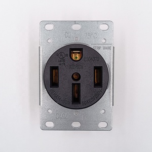 <span class=keywords><strong>Prise</strong></span> <span class=keywords><strong>murale</strong></span> <span class=keywords><strong>de</strong></span> qualité industrielle 50A NEMA 14-50R pour la recharge <span class=keywords><strong>de</strong></span> véhicules électriques, fours, cuisinières, machines à souder - Product Image 2