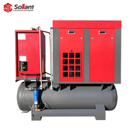 11kw 15kw 16 bar tout en un compresseur à vis 15hp 20hp compresseurs d'air rotatifs industriels avec sécheur pour la découpe laser