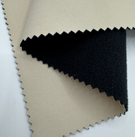 Nuevo Diseño, Tela Impermeable de Poliéster T400 de 360 g/m², Tela de Espiga Laminada con TPU, Forro Polar Suave para Chaquetas de Exterior