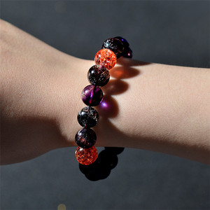 Bracelet de haute qualité Super Seven en cristal violet et or, pour homme et femme, Super 7 - Product Image 3
