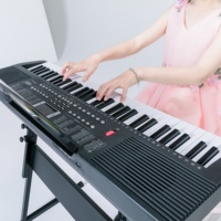 Academic 61-Key Portable Electric Organ Electronic Keyboard Children Music Education School Use Plastic Construction Digital