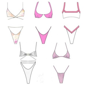 Sports Style Clashing <strong>Swimwear</strong> Manufacturer Women's Eco Friendly Bikini Custom Logo Bikini Shorts <strong>3</strong> <strong>Piece</strong> Set - Product Image 3