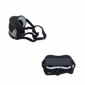 نظارات شمسية للكلاب من بيتجوي قابلة للتعديل بحزام مزدوج، تصميم صلب، مصنوعة من مواد صديقة للبيئة، توفر حماية من الأشعة فوق البنفسجية، مقاسات M/L - Product Image 5