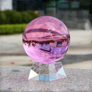 Bán buôn may mắn sang trọng nhà văn phòng trang trí Kinh doanh Quà Tặng đa màu sắc đa kích cỡ Tinh thể thủy tinh rắn bóng hình cầu - Product Image 3