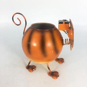 Solar Garden <b>Light</b> Cat Shape <b>LED</b> Outdoor Decorative Plant Pot With Solar Panel - Product Image 2