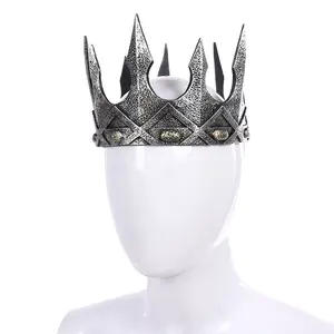 Halloween Toneelvoorstelling Kostuums Middeleeuwse Cosplay Vintage Foam King Crown
