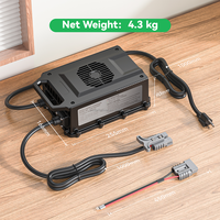 Meilleur chargeur de batterie au lithium XYM QA2000C 2000W 48V-84V pour tricycle électrique, chariot élévateur avec protection IP65 et interface CAN BUS