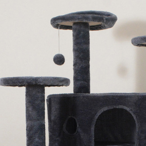 Nouveauté : Tour d'escalade pour chat à plusieurs niveaux, griffoir en bois pour chat, pour jouer et se reposer - Product Image 5