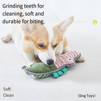 Jouet interactif pour chien durable et résistant aux morsures avec fonction couineuse pour le nettoyage des dents, idéal pour les mâcheurs agressifs
