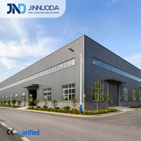 Atelier industriel préfabriqué en structure métallique, bâtiment en structure métallique avec certification CE