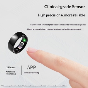 Anillo Inteligente a Prueba de Agua para Monitoreo de Presión Arterial, Monitor de Frecuencia Cardíaca, Temperatura Corporal, Sueño, Control Remoto, Foto, Android, IOS - Product Image 2